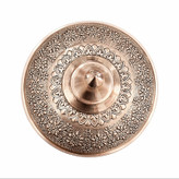 گز خوری تک پایه مسی درب دار مدل گلبرگ
