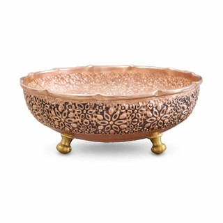 بستنی خوری(پیاله)مسی مدل سه پایه
