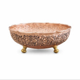 بستنی خوری(پیاله)مسی مدل سه پایه