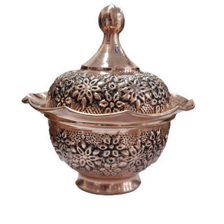 قندان مسی مدل لاله گلبرگ